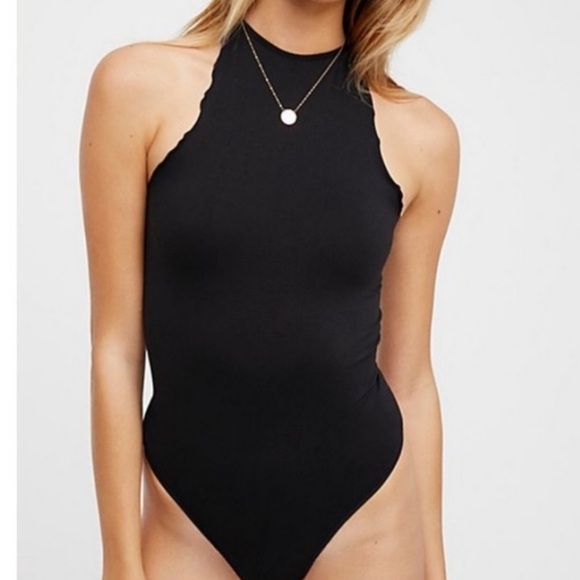 Free People Tops - Last one! FREE PEOPLE Feels Right black bodysuit